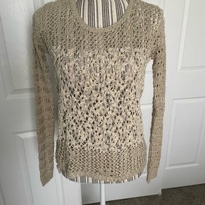 Beautiful crocheted look sweater
